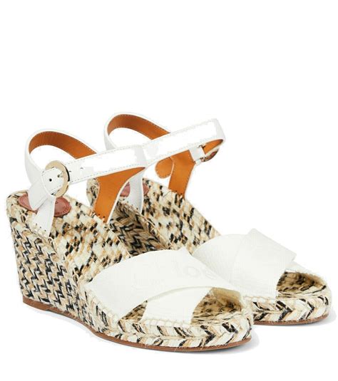 chloe clogs sale|chloe espadrille wedges.